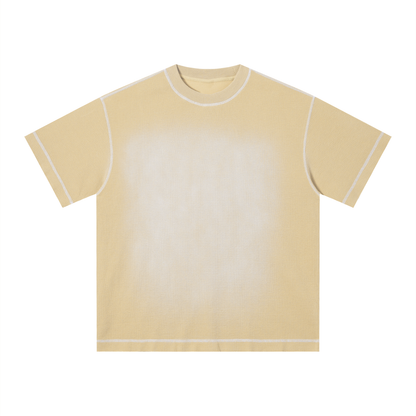 "Brooklyn Republic Essentials" Sunfade Waffle Boxy T-Shirt