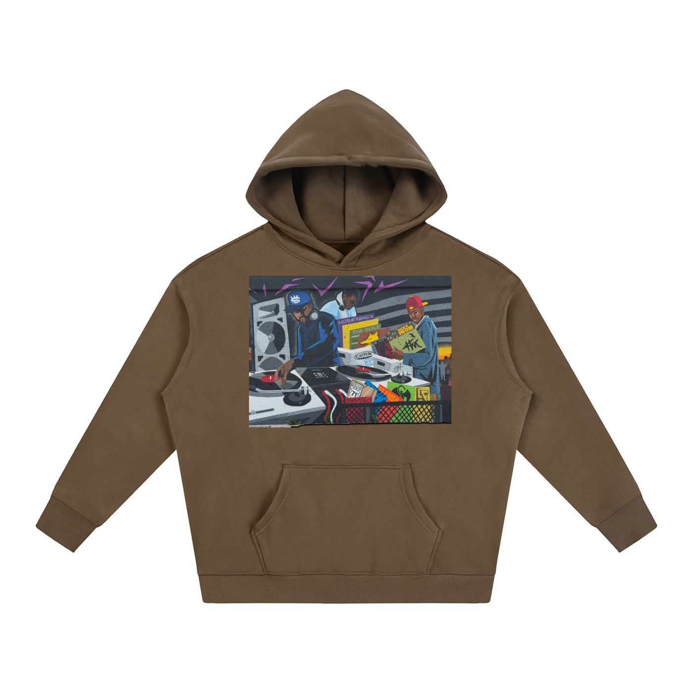 "CHUGHES 4 EVA" Oversize Fleeced Hoodie