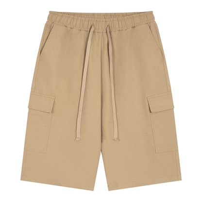 "Brooklyn Republic Essentials" Drawstring Cargo Shorts