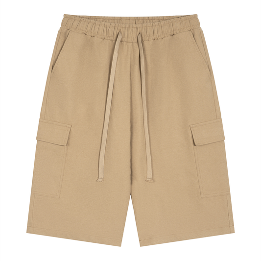 "Brooklyn Republic Essentials" Drawstring Cargo Shorts