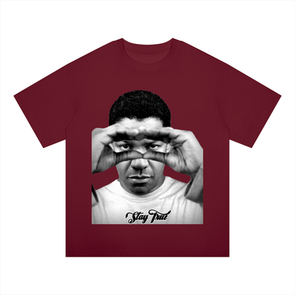 "Through Gods Viewfinder" Oversized Drop Shoulder T-Shirt