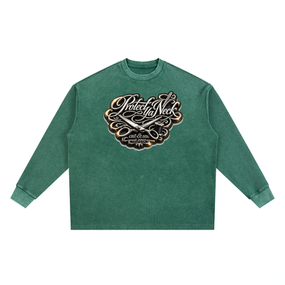 PYN™ x BKRP™ "Cut & Sew" Standout Mineral Wash Waffle Oversized T-Shirt