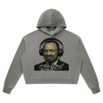 "MLK" Women’s Vintage Wash Heavyweight Hoodie