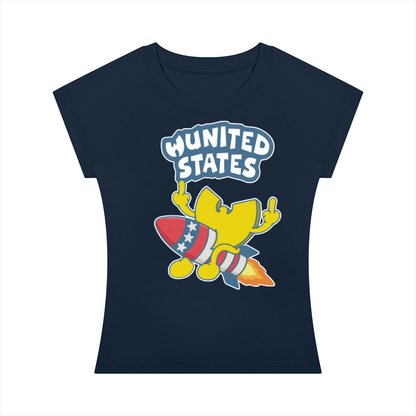 PYN™ "WUSA" Women’s Slim Raglan T-Shirt