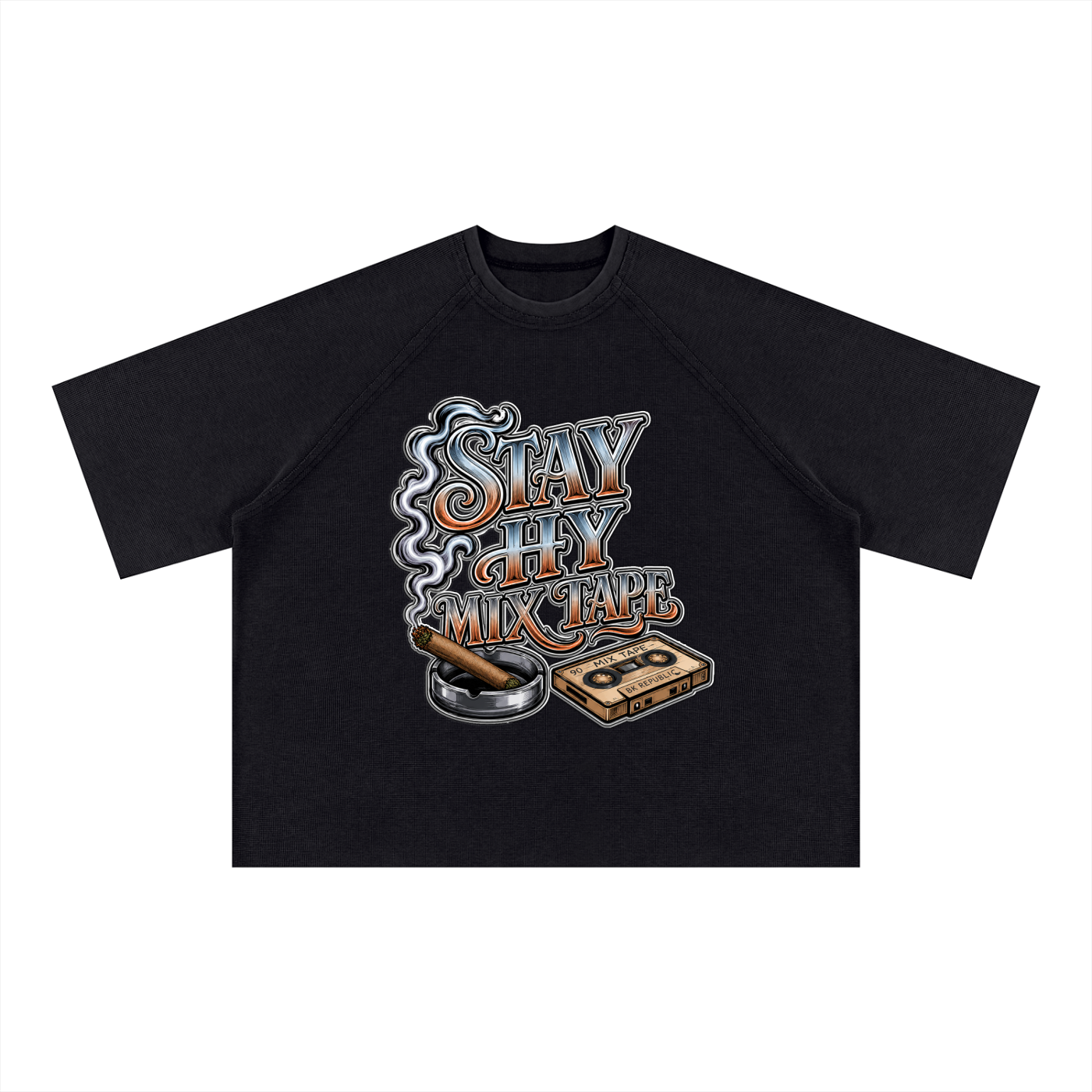 Basement Kemist™ “Hy Tymez” Mineral Wash Boxy Waffle Set by BK Republic