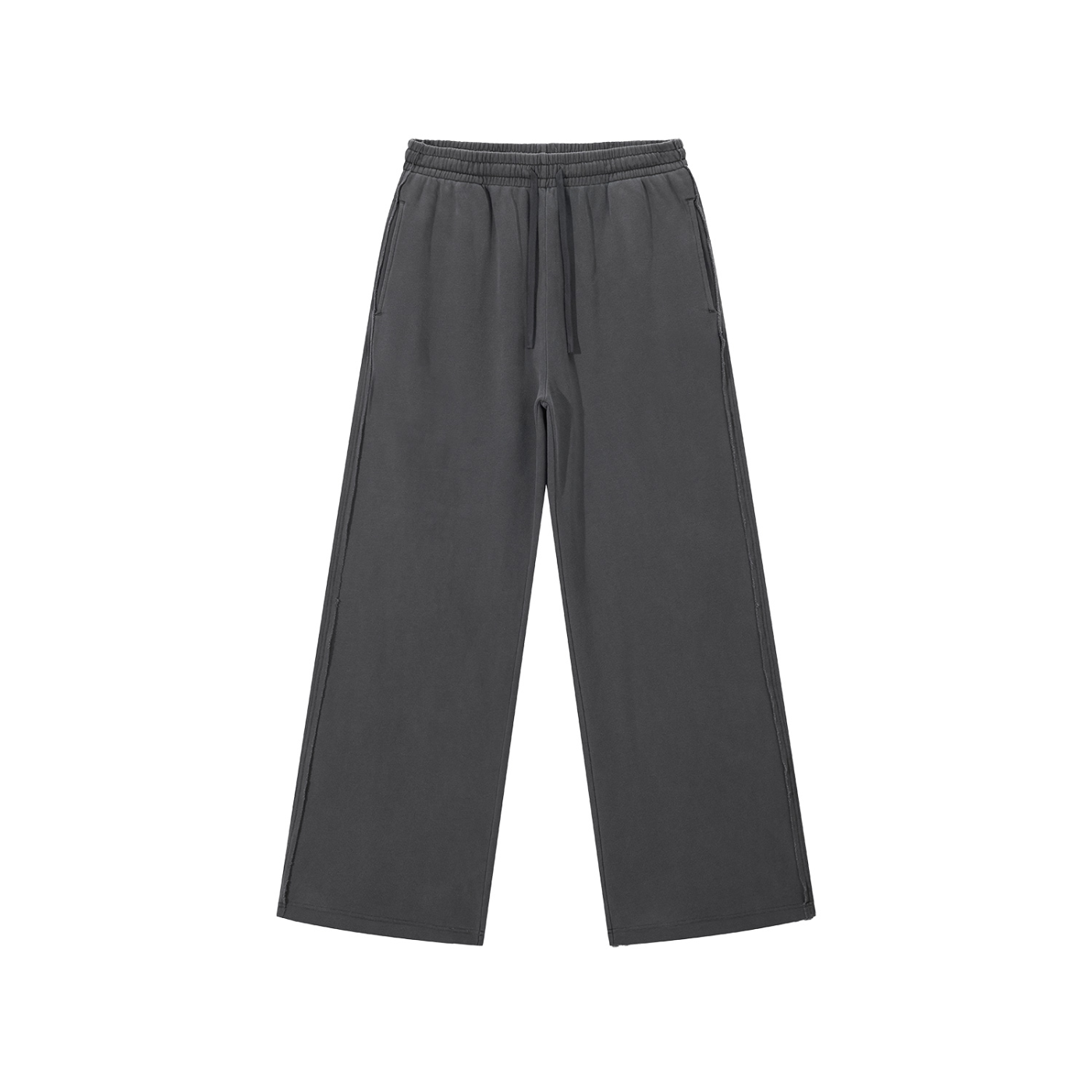 "Brooklyn Republic" Snow Washed Raw Edge Sweatpants