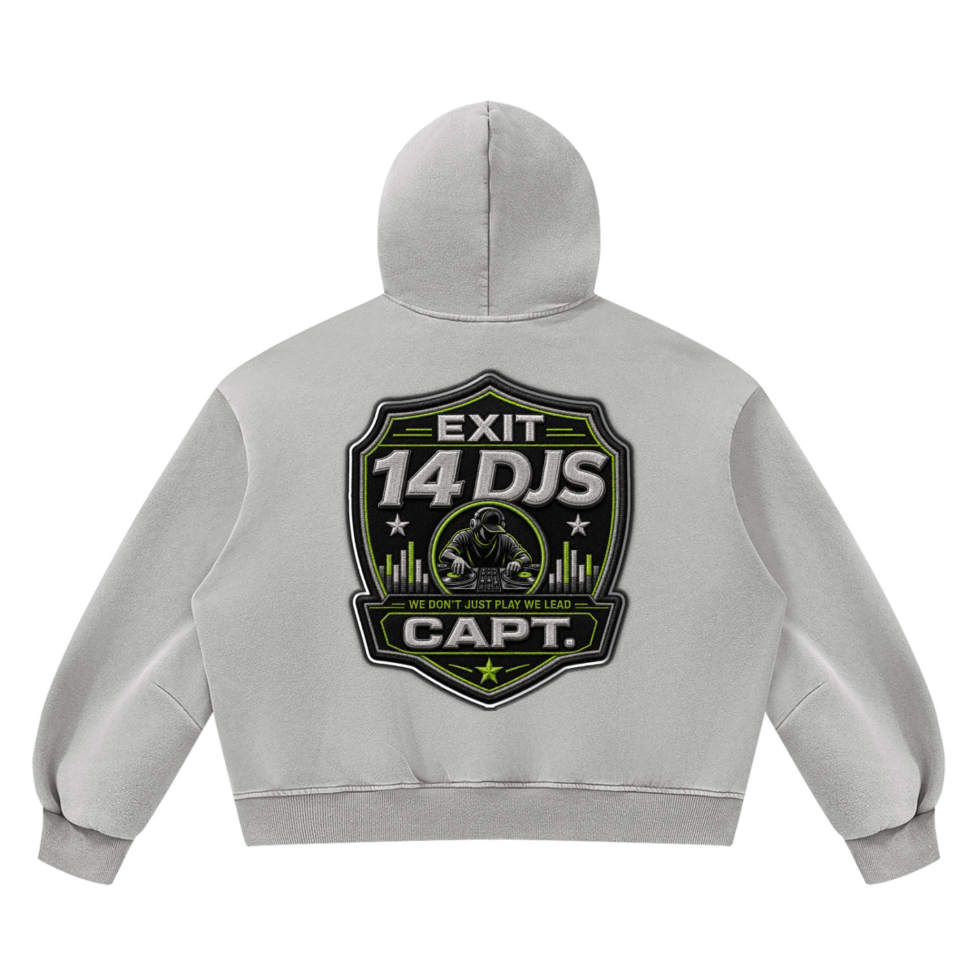 "Exit 14"  Vintage Wash Barrel Leg Fleece Sweatsuit