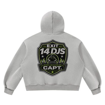 "Exit 14"  Vintage Wash Barrel Leg Fleece Sweatsuit