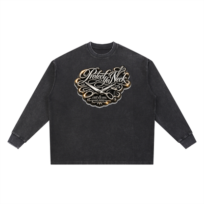 PYN™ x BKRP™ "Cut & Sew" Standout Mineral Wash Waffle Oversized T-Shirt
