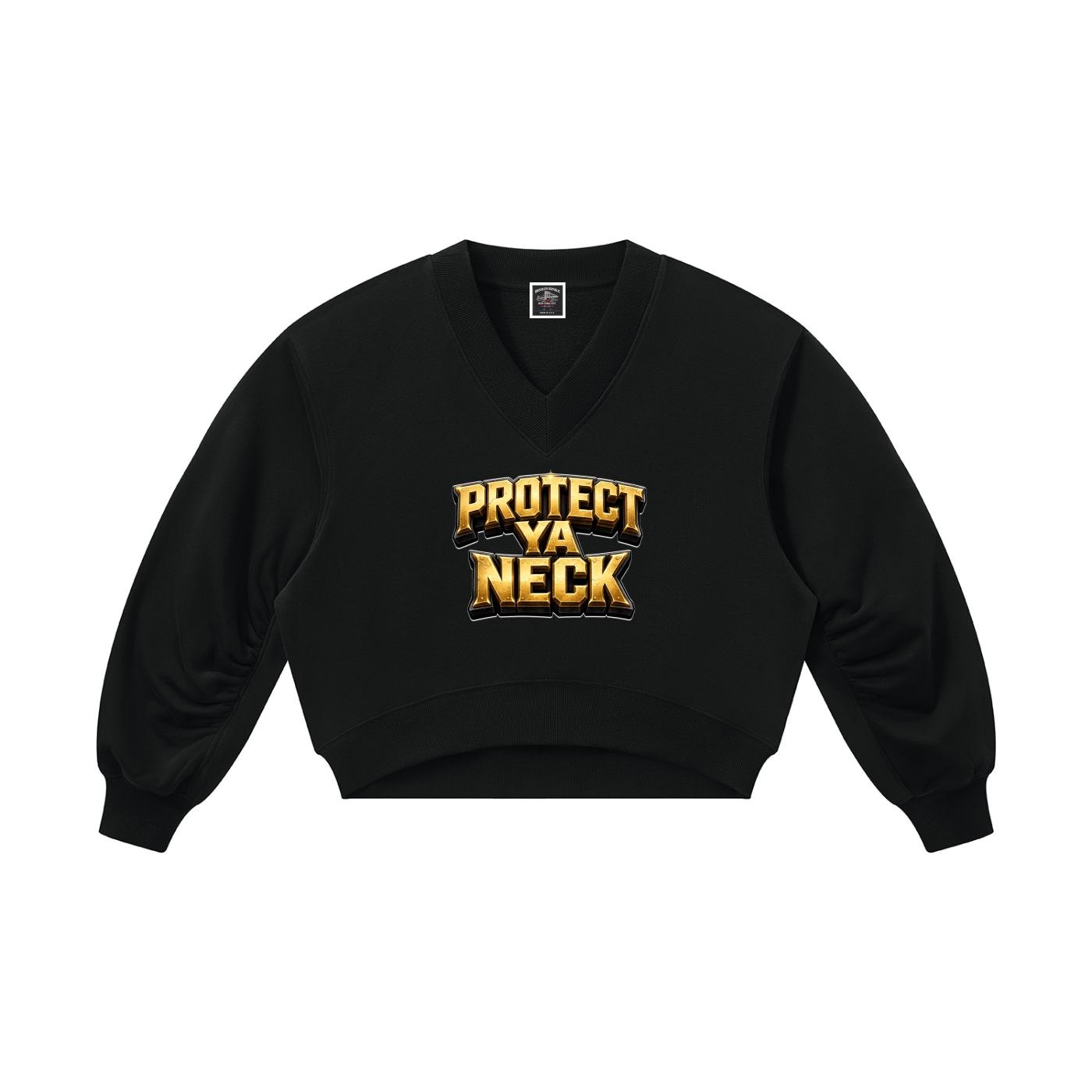 PYN™ Women’s Crop V-Neck Sweatshirt