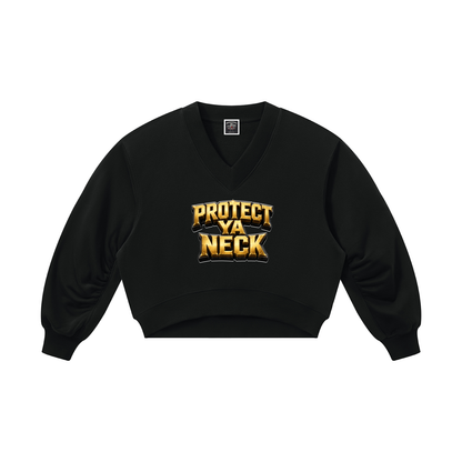 PYN™ Women’s Crop V-Neck Sweatshirt