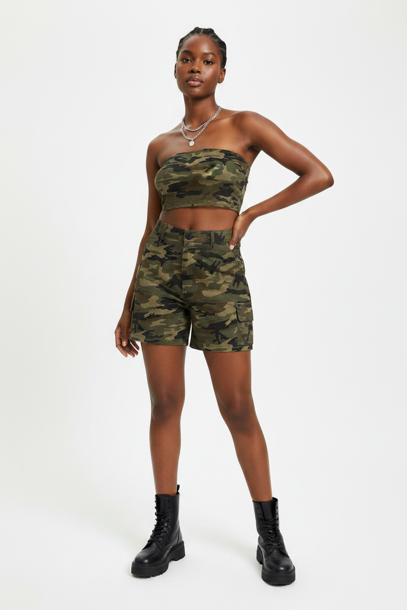 Brooklyn Republic Essentials™ Women's Slim Camo Short Set