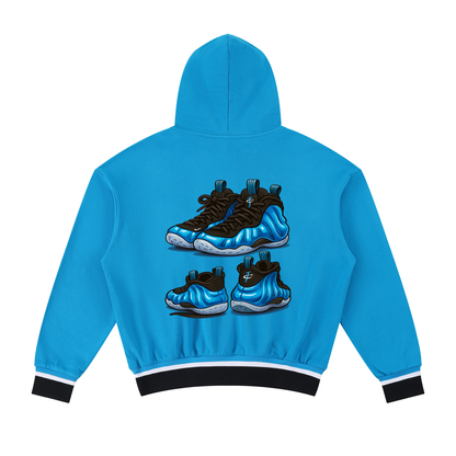 "Alien Invasion" Oversized Color Block Boxy Hoodie