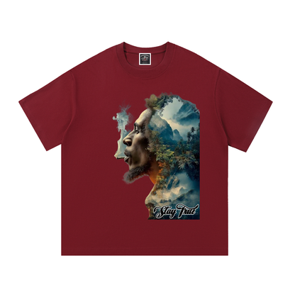 "Gravity of His Presence" Cotton T-Shirt