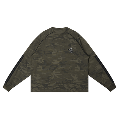 Camo Loose Long Sleeve T-Shirt