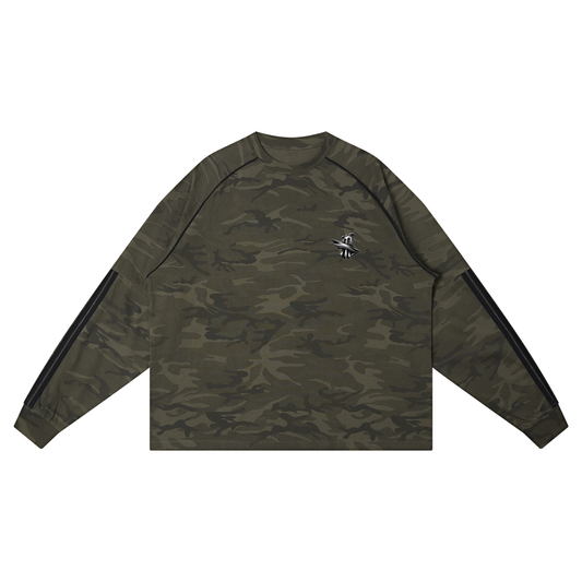 Camo Loose Long Sleeve T-Shirt