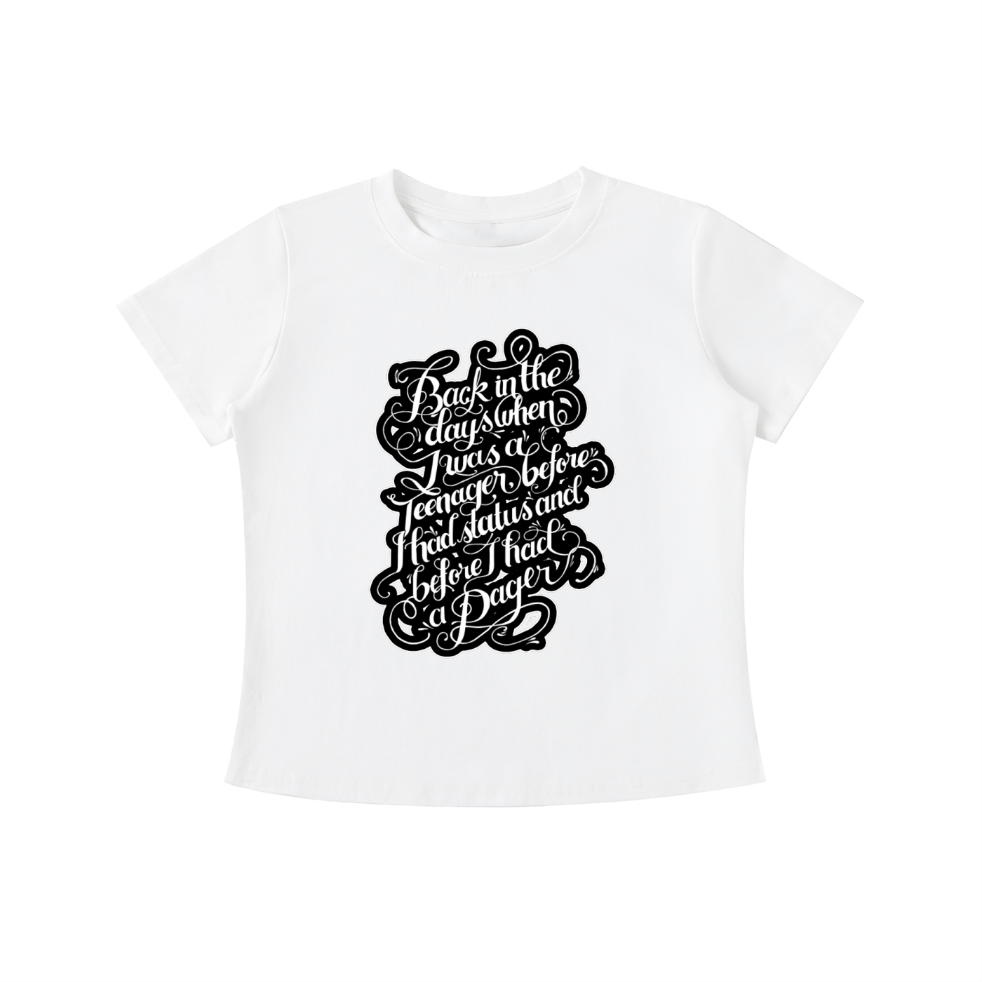 "Back in the Day" Vintage Wash Slim Fit T-shirt