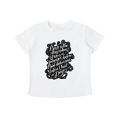 "Back in the Day" Vintage Wash Slim Fit T-shirt