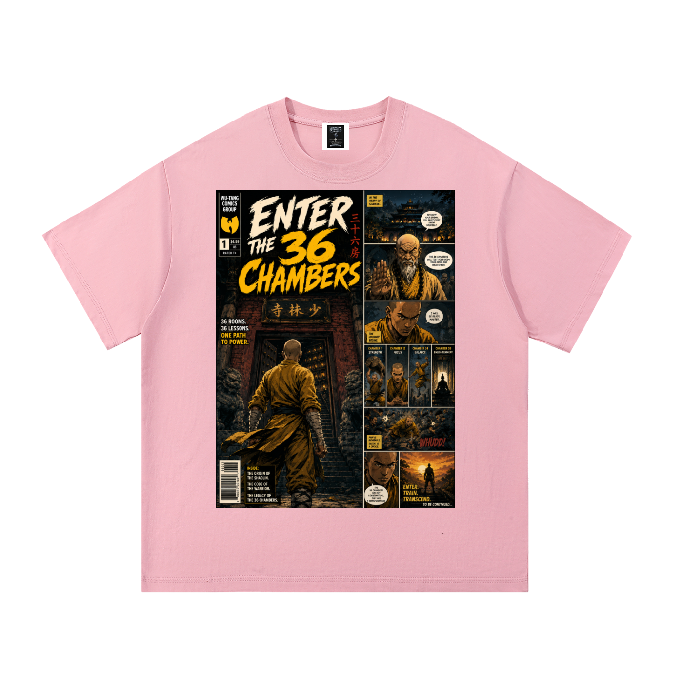 PYN™ x BKRP™ "Enter the 36 Chambers" Essential Cotton T-Shirt