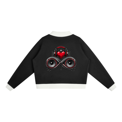 Infinity Sione™ "Heartbeatz" Mock Neck Crewneck Sweatshirt