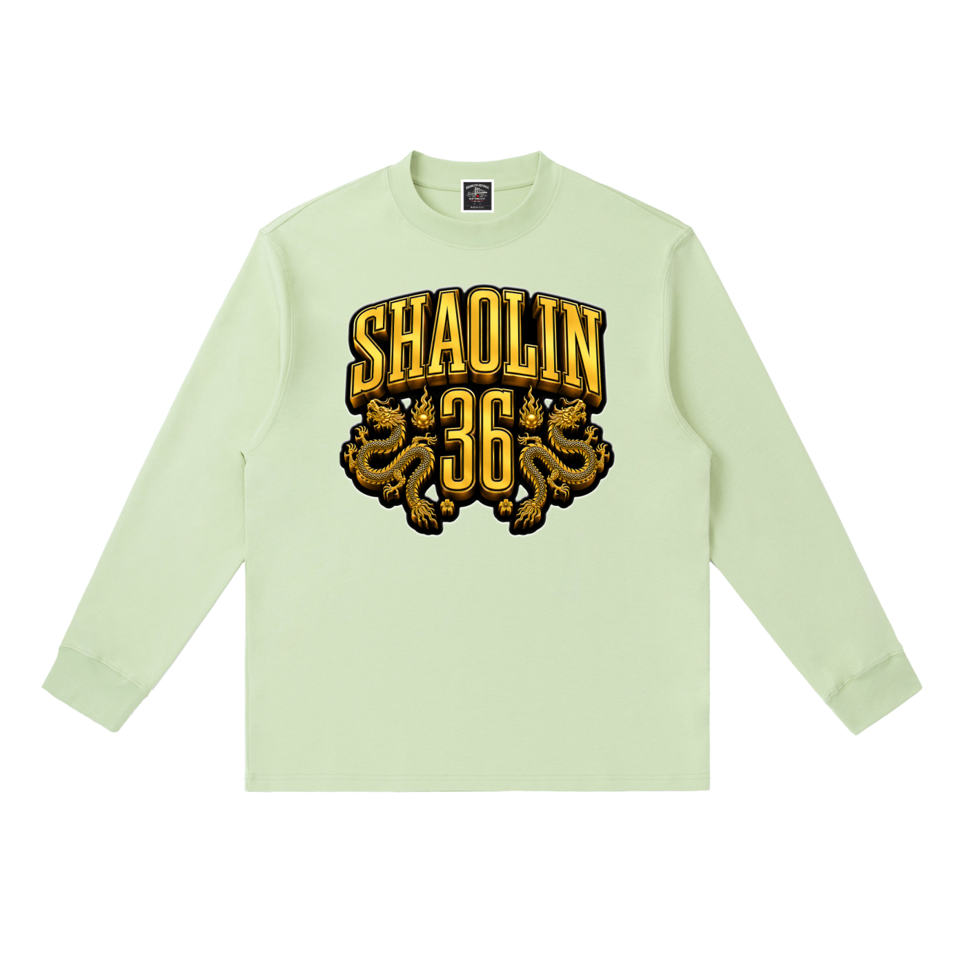 PYN™ x BKRP™ "Golden Dragon" Crewneck Long-Sleeve T-Shirt