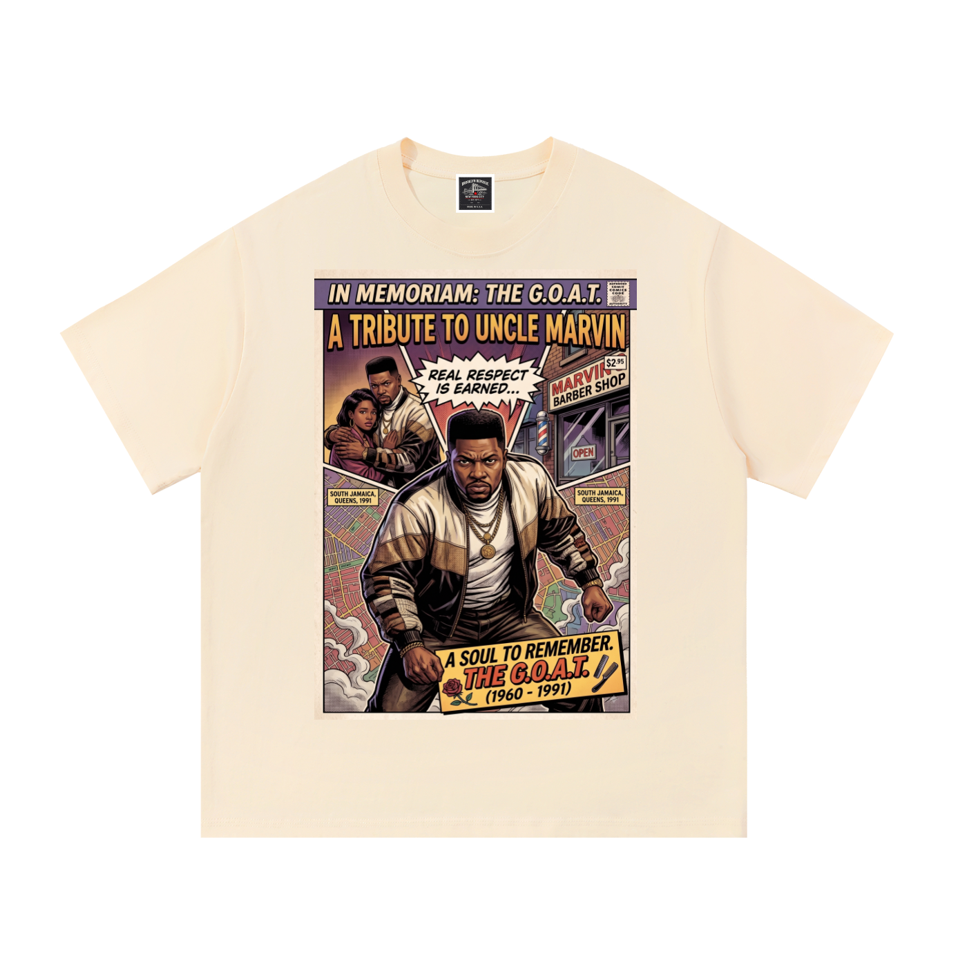 "R.I.P. Uncle Marvin" Cotton T-Shirt