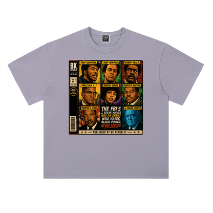 "America's Most Wanted" Heavyweight Drop Shoulder Cotton T-Shirt