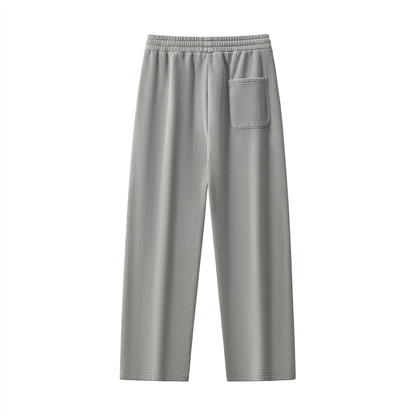 "Brooklyn Republic" Frayed Enzyme Washed Fleece Sweatpants