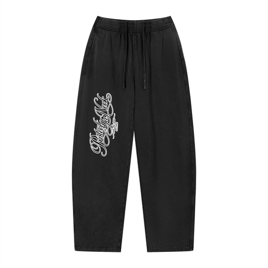 PYN™ x BKRP™ "Cut & Sew" Vintage Wash Loose Sweatpants