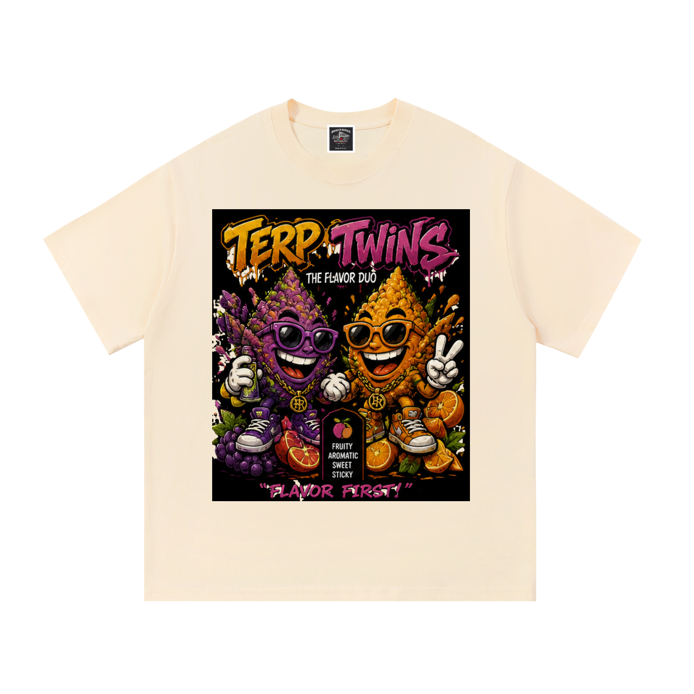 Sparksky & Dutch™ "Terp Twins" Cotton T-Shirt