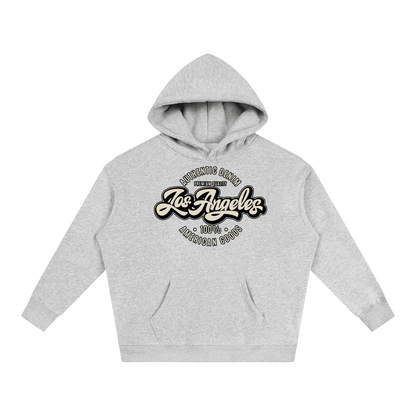 “LA Denim Mfg.” Oversize Fleeced Hoodie
