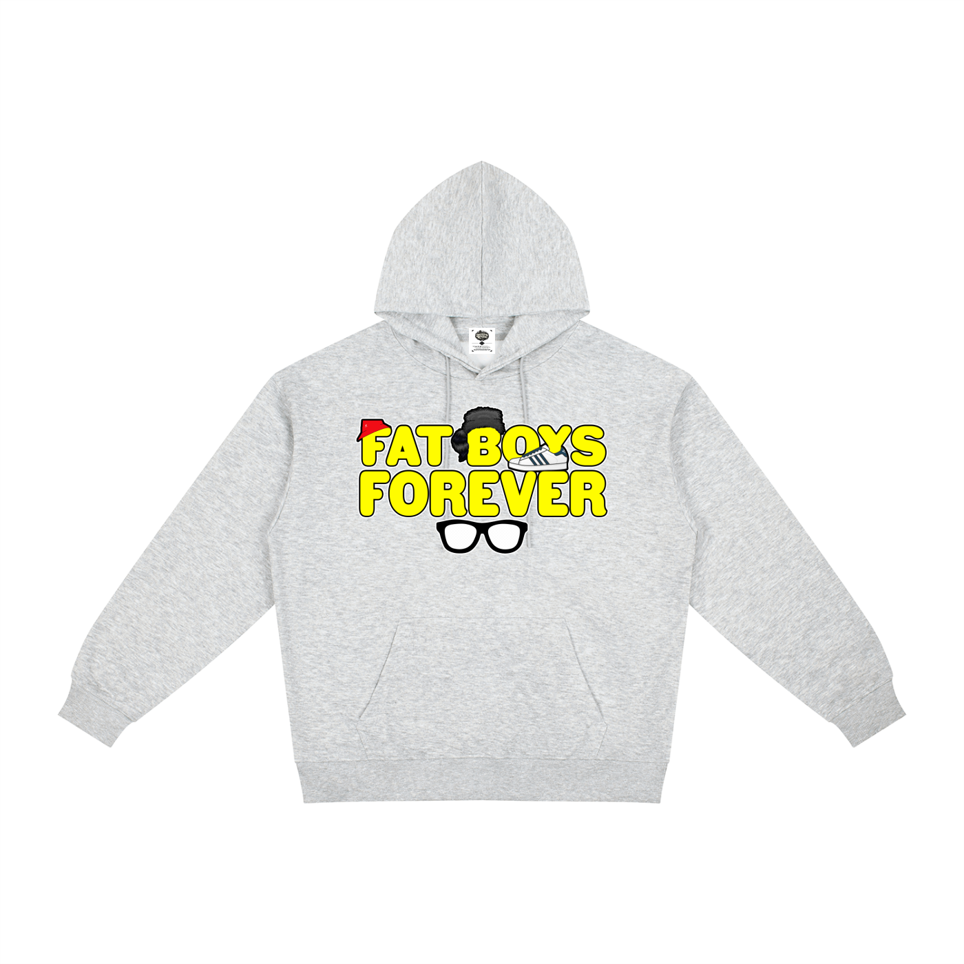 "Fat Boys Forever" Relaxed Fit Hoodie