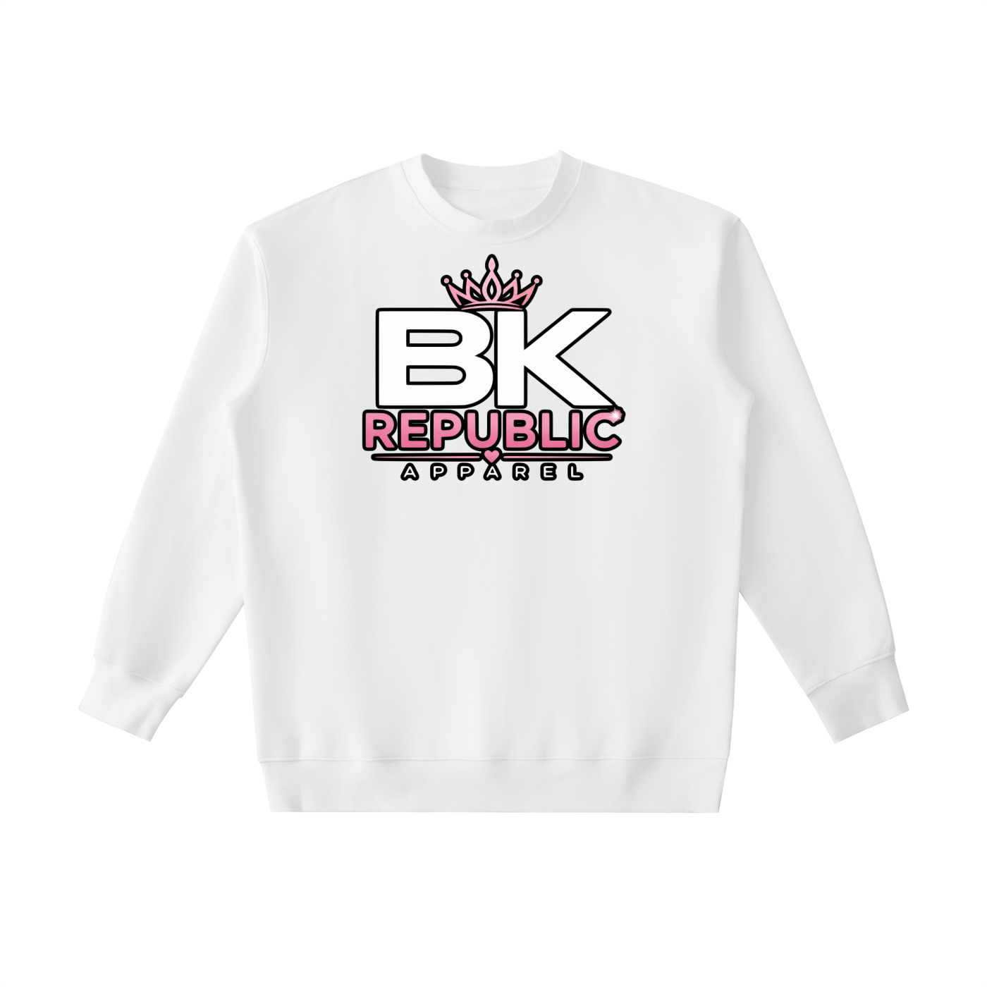 "Brooklyn Republic Essentials" Women's Block Party Heavyweight Crewneck Sweatshirt