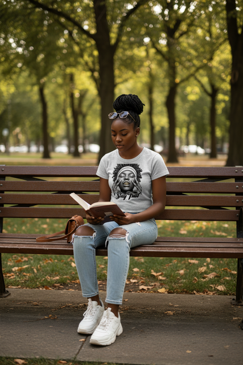 "Ghetto Heaven" Women's Cropped T-Shirt