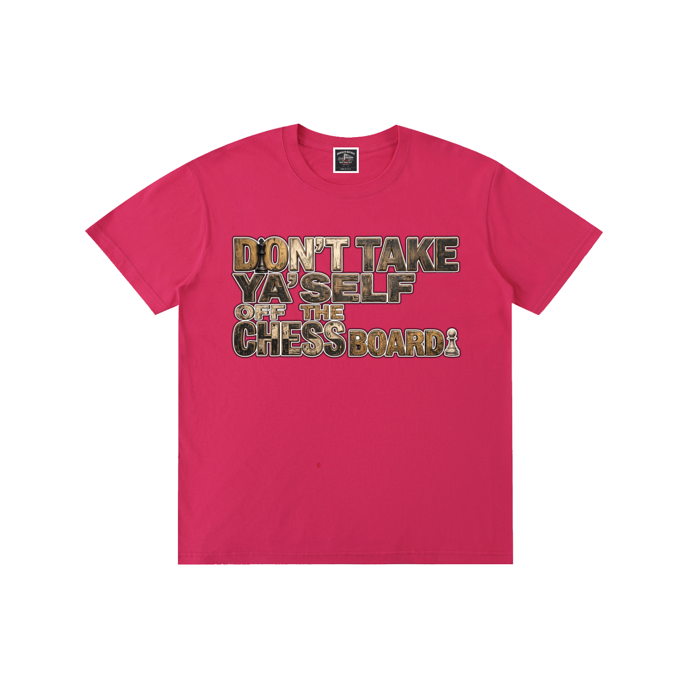 PYN™ "Chessboxin" Cotton Unisex T-Shirt
