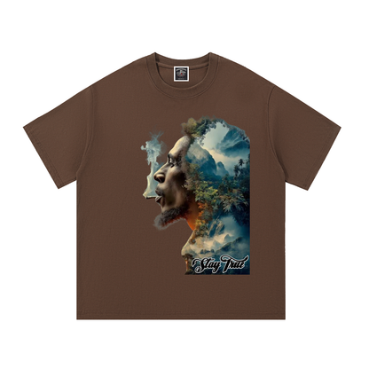 "Gravity of His Presence" Cotton T-Shirt