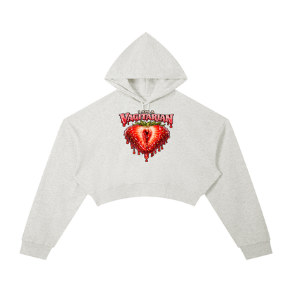 “Vagetarian” Essential Cropped Hoodie