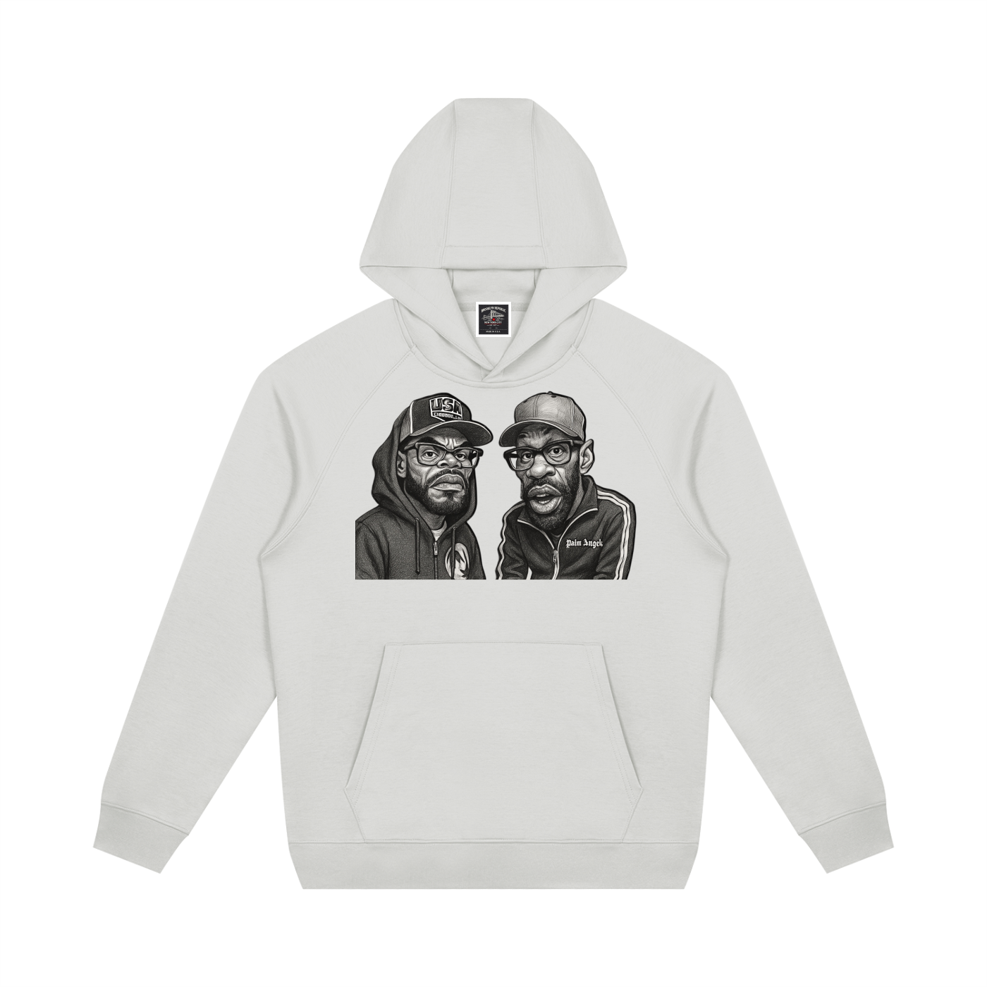"How High" Oversized Raglan Pullover Hoodie