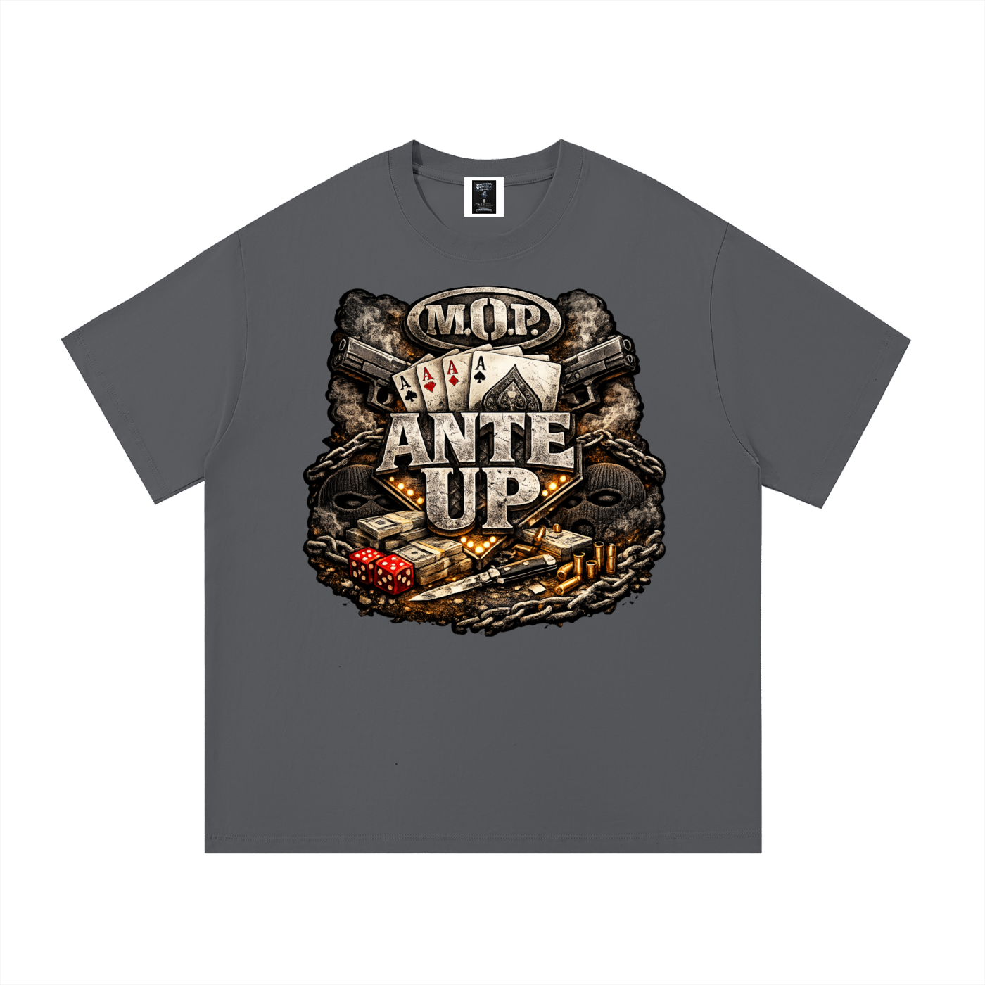 "Ante Up" Cotton T-Shirt