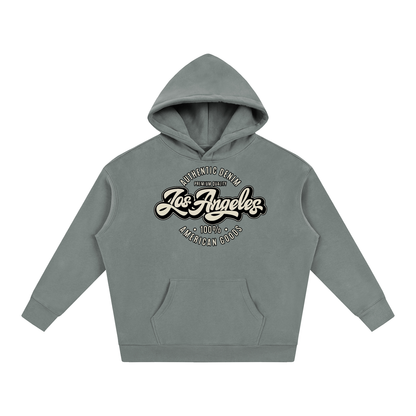 “LA Denim Mfg.” Oversize Fleeced Hoodie