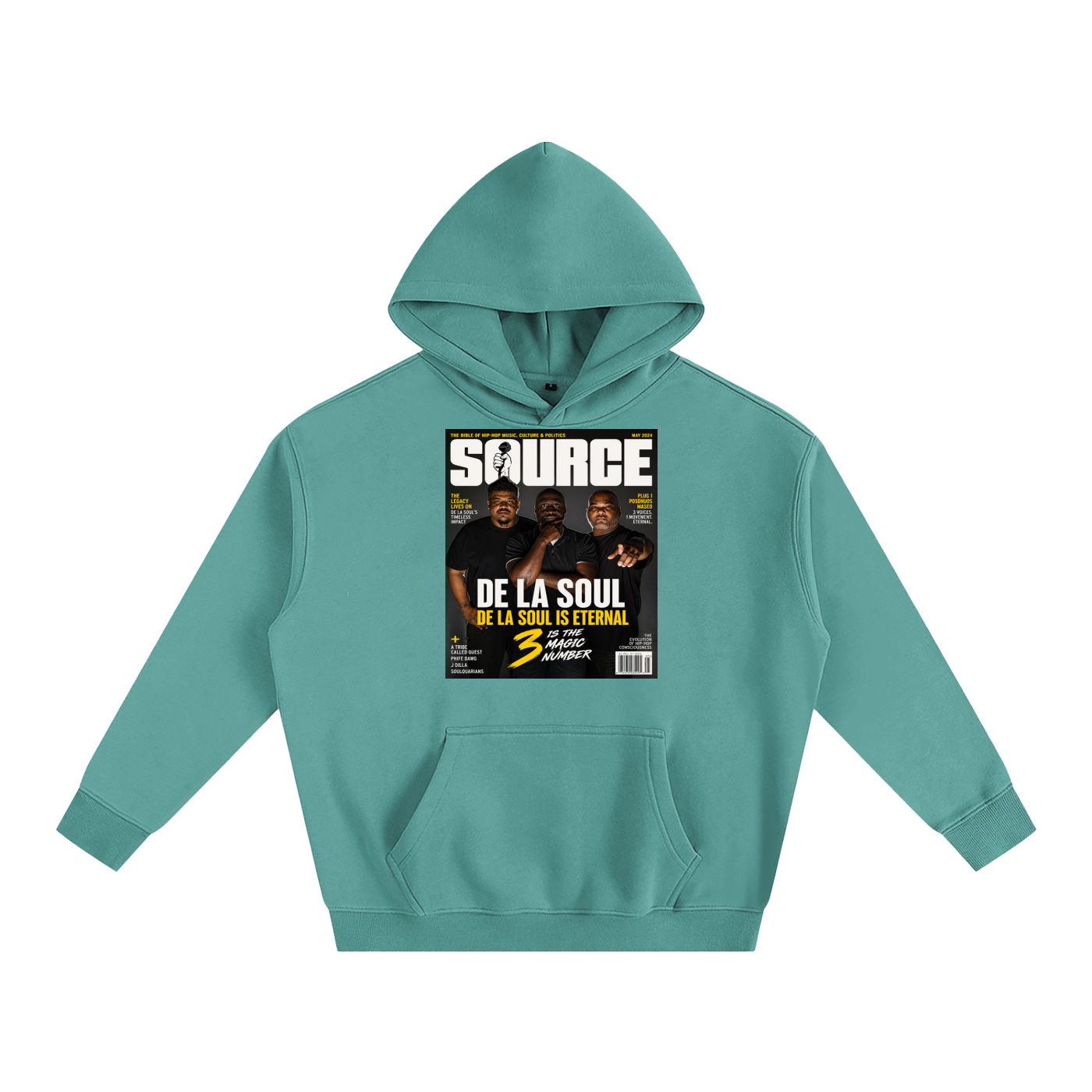 "No. 3" Oversize Fleeced Hoodie