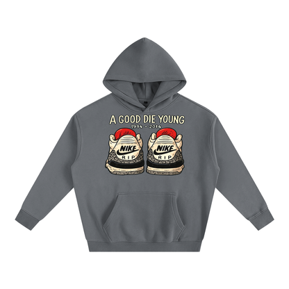 "FOREVER YOUNG" Oversize Fleeced Hoodie