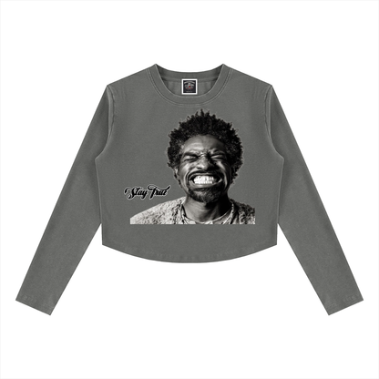 "3 Stacks" Women's Vintage Wash Slim T-Shirt