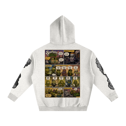 "Sparksky & Dutch" Oversize Fleeced Hoodie