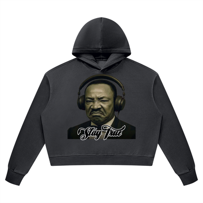 "MLK" Women’s Vintage Wash Heavyweight Hoodie