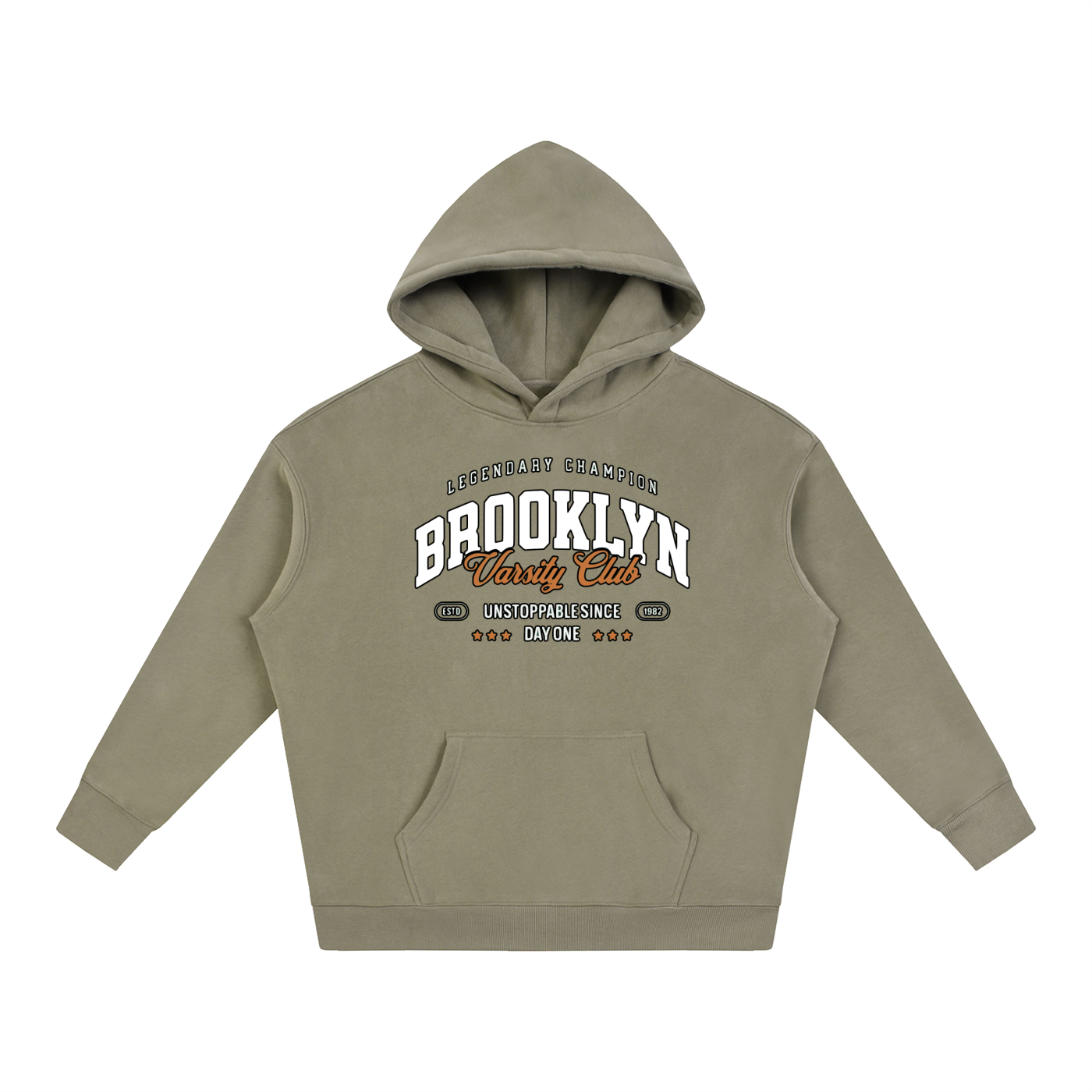 "Varsity Club" Oversize Fleeced Hoodie