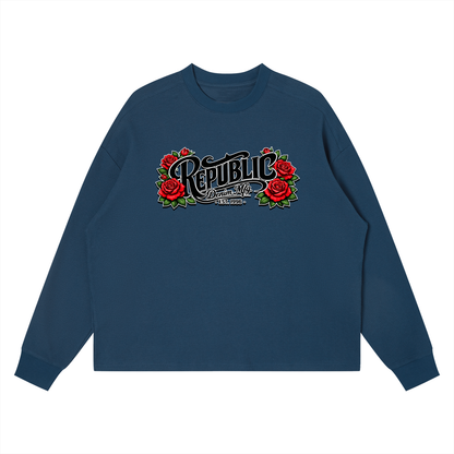 Unisex Waffle Boxy Long Sleeve T-Shirt