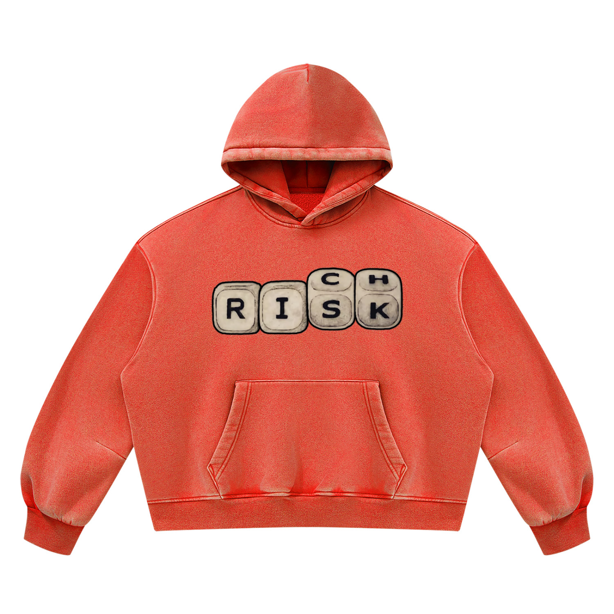 "Double Entendre" Vintage Wash Boxy Fleece Hoodie