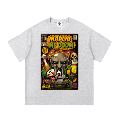 "The Adventures of MadLib and MF Doom" Cotton T-Shirt