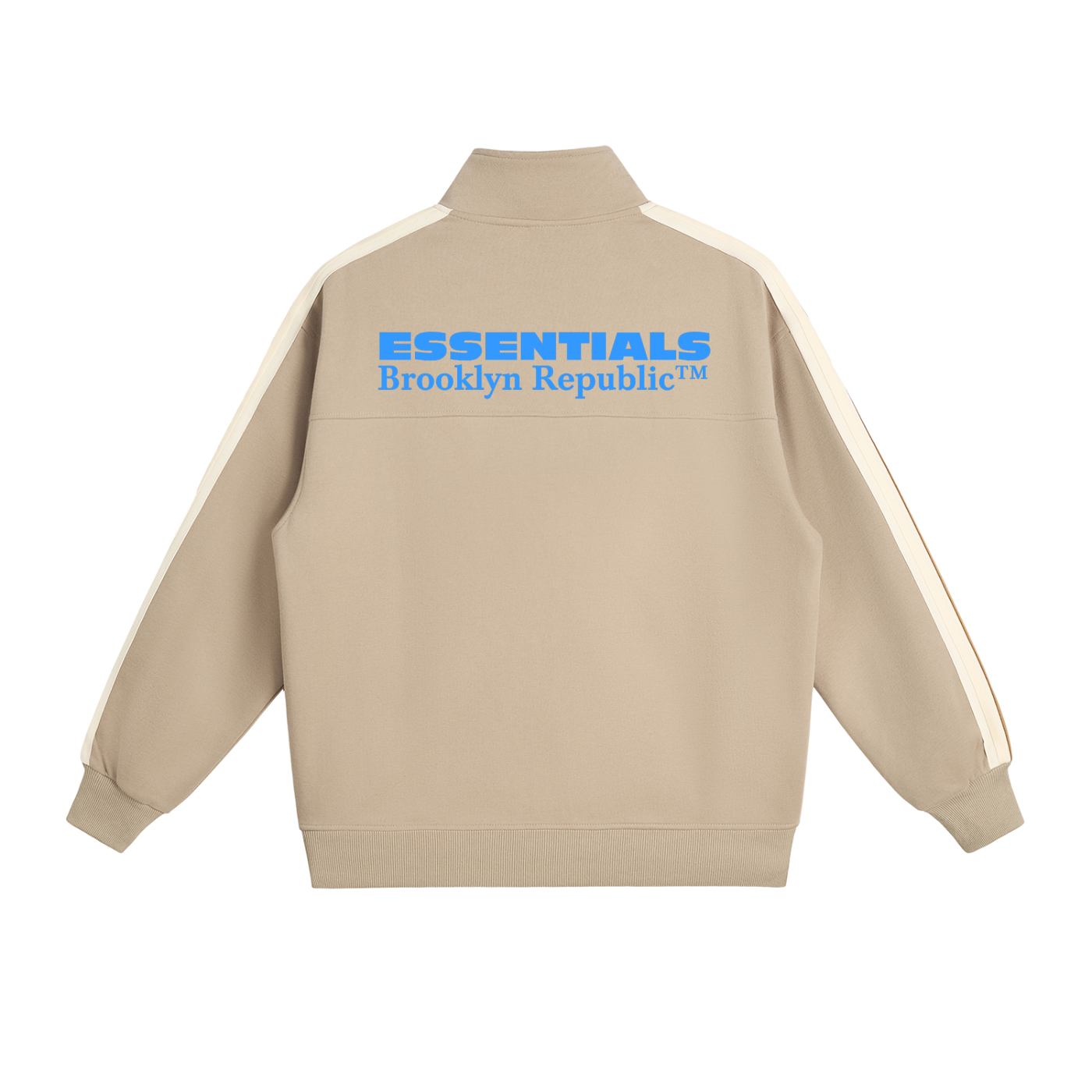 Essential Contrast Side-Stripe Stand Collar  Jacket